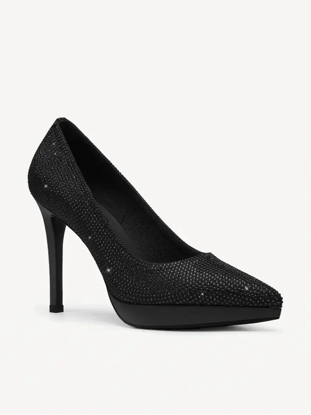 StyleFlex Pointed Toe Heeled Platform Pump